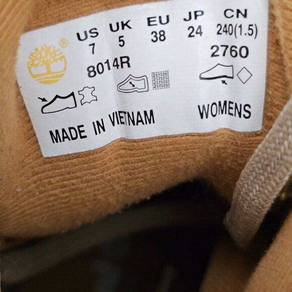 Timberland Brookton Women's Nubuck Leather Lace-up Hiking Combat Winter Boot - Picture 9 of 12